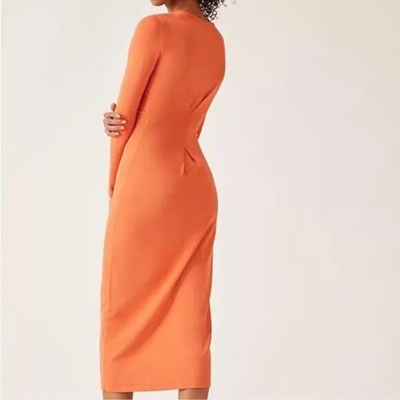 Anthropologie Callahan Mango Front Tie Dress NEW Women’s Medium - Picture 5 of 12